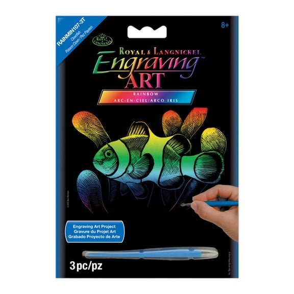 RAINMIN Series | Engraving Art™ 5" x 7" Rainbow Foil Projects