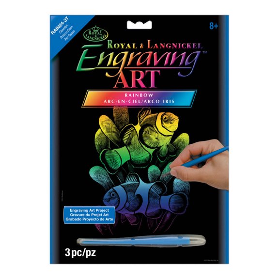 RAIN Series | Engraving Artâ„¢ 8" x 10" Rainbow Foil Projects