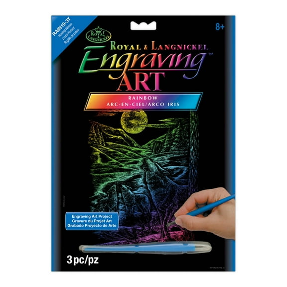 Royal & Langnickel Engraving Art™ Rainbow Foil Projects