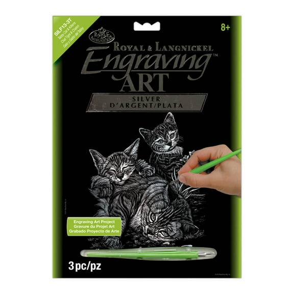 SILF Series | Engraving Art™ 8" x 10" Silver Foil Projects