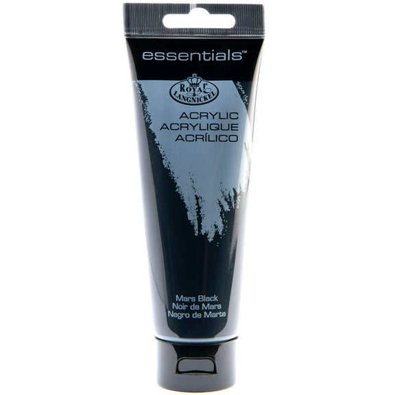 Royal & Langnickel Essentials Acrylic Paint - Mars Black, 120ml