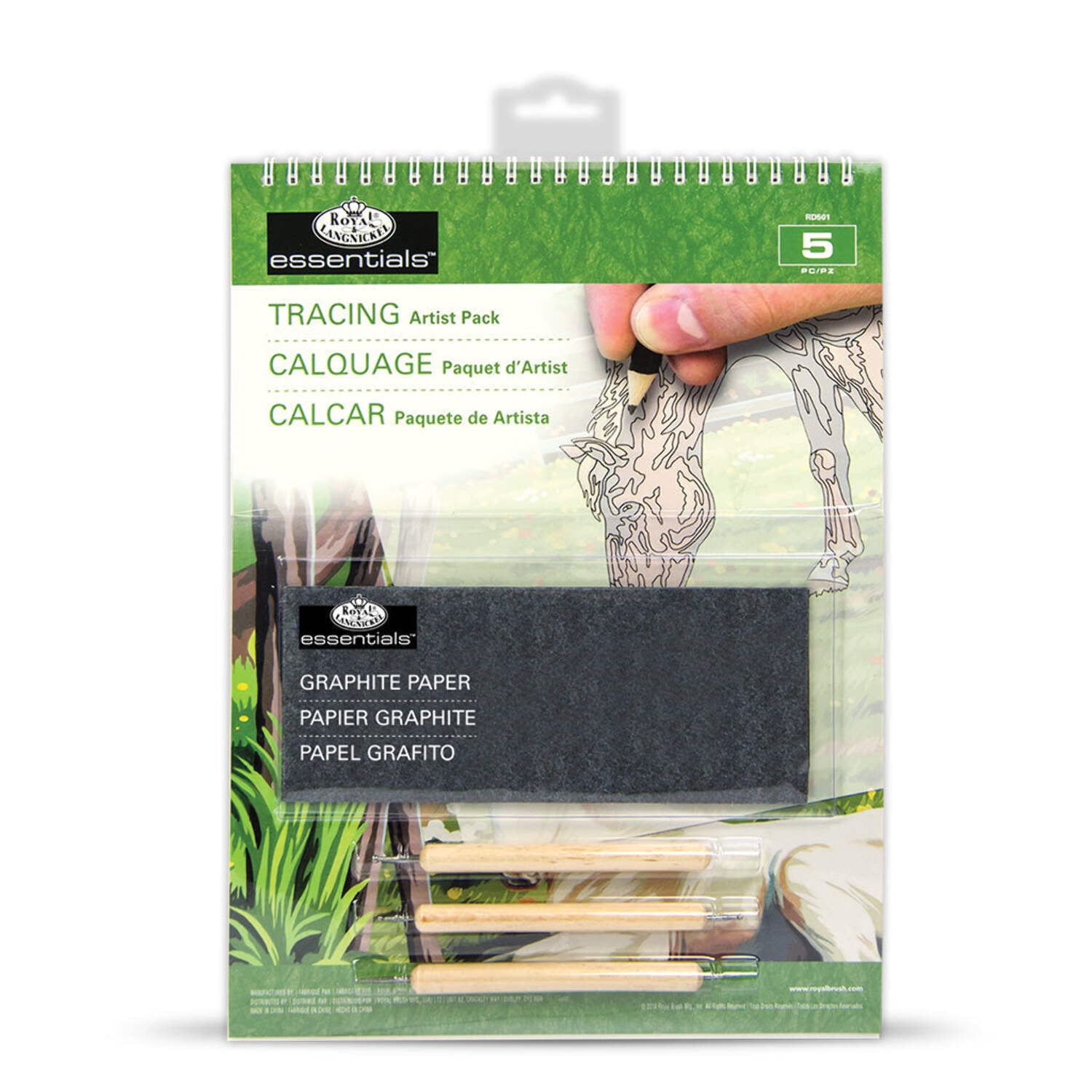 Essentials Artist Pack Colori A Olio 12 Tubetti Da 12ml Con Pennelli E Blocco