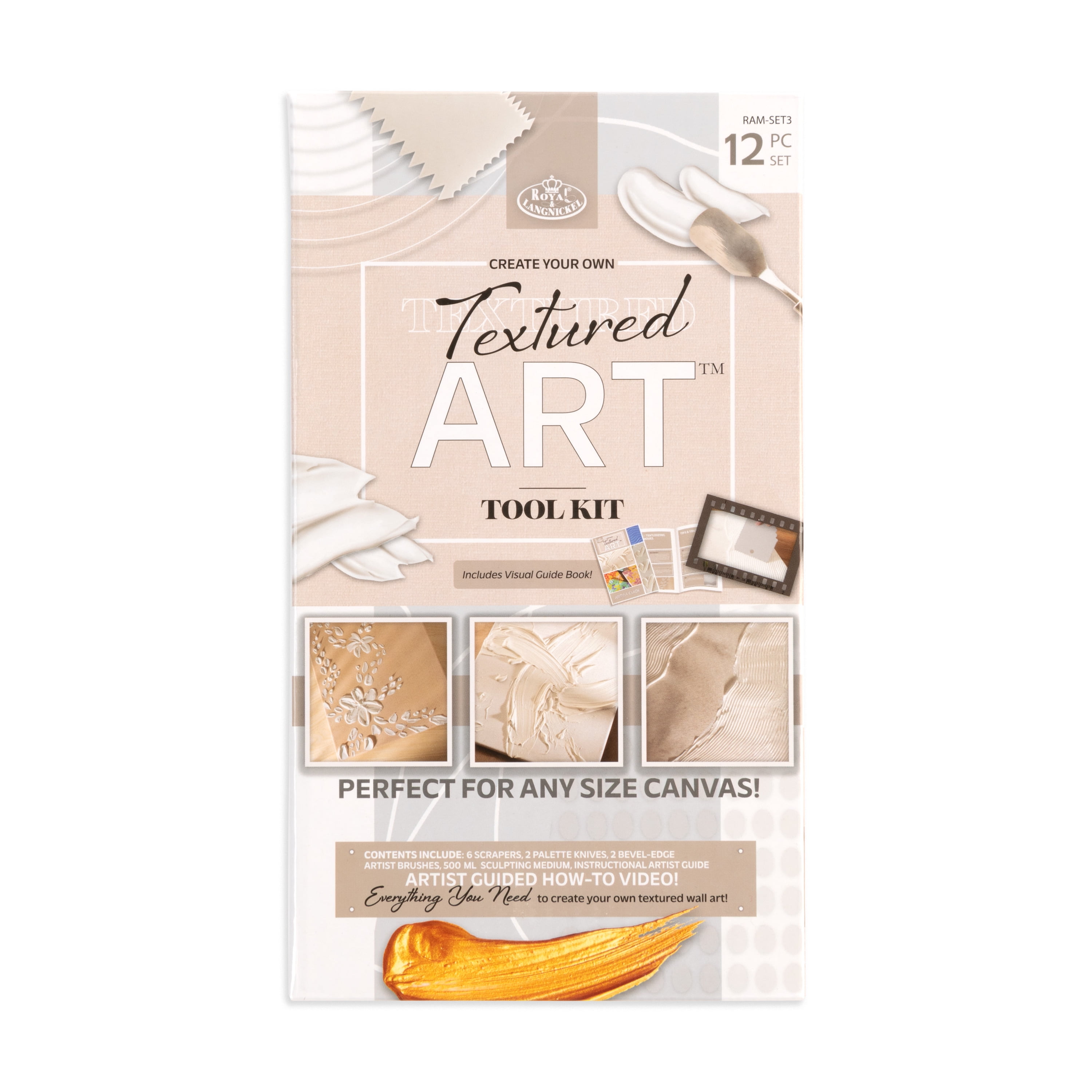 Royal & Langnickel - Sculpture Texture Painting Set 12 Pieces