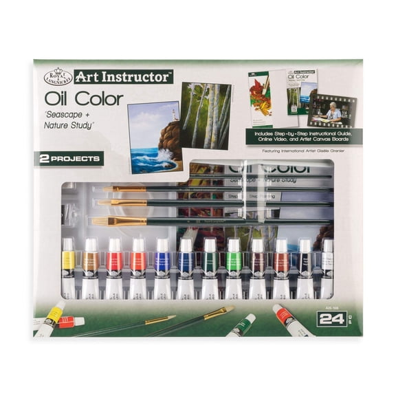 Royal & Langnickel Seascape + Nature Study Oil Color Art Set - 24pc