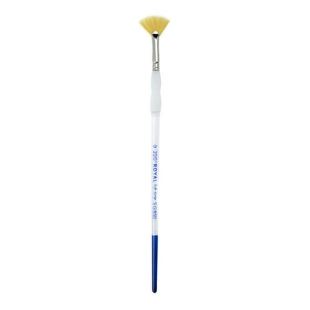 SG850 Series | Soft-Grip™ Standard Handle Gold Taklon Fan Brush