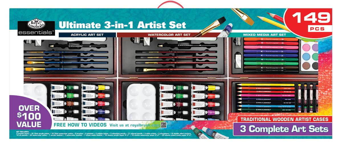 Royal & Langnickel All Media Travel Artist Set 96 pc – CL Gifts and  Collectibles
