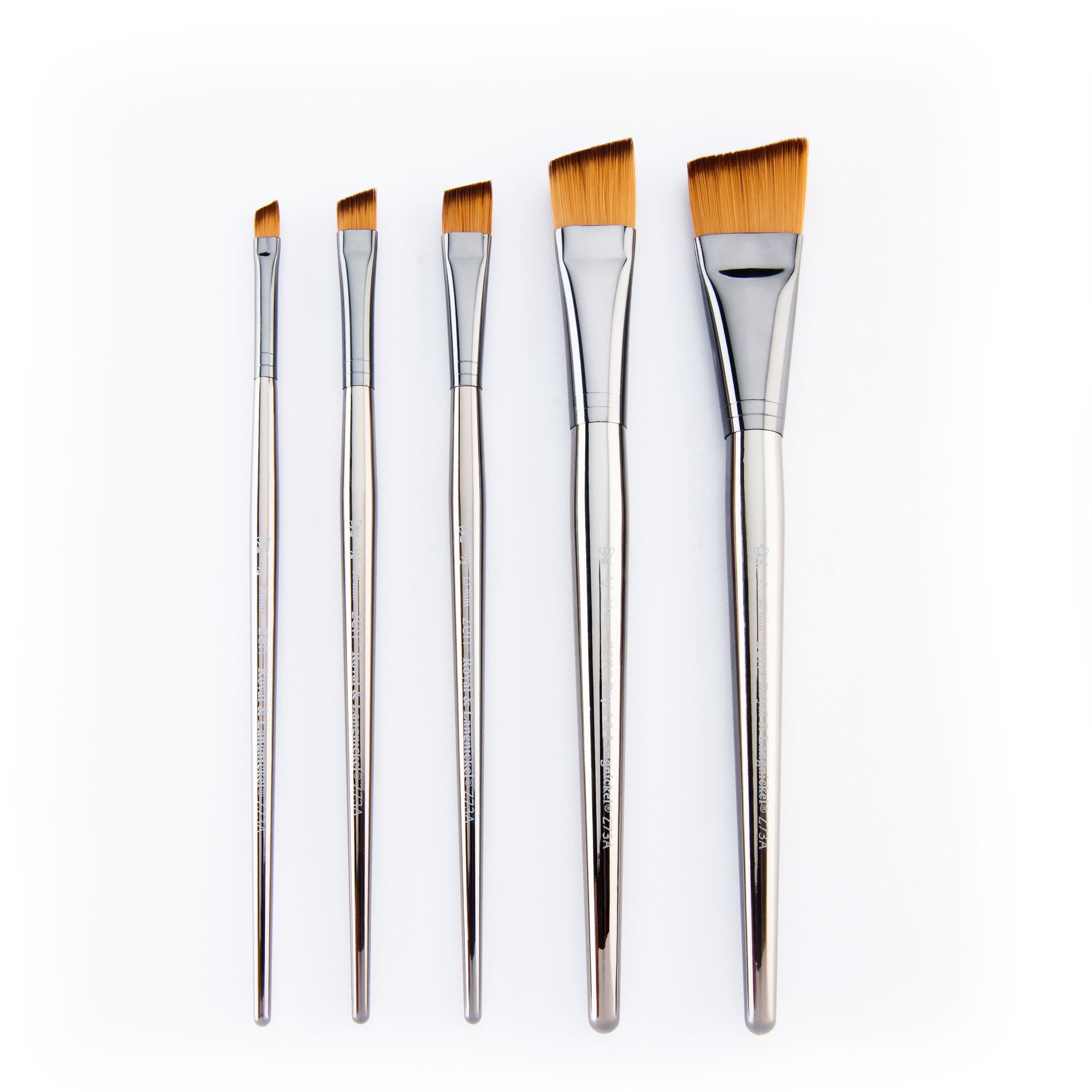 Series Paint Brush Pack Angular - Multi 73 Royal Artist Langnickel Assorted - & Media ZEN 5pc