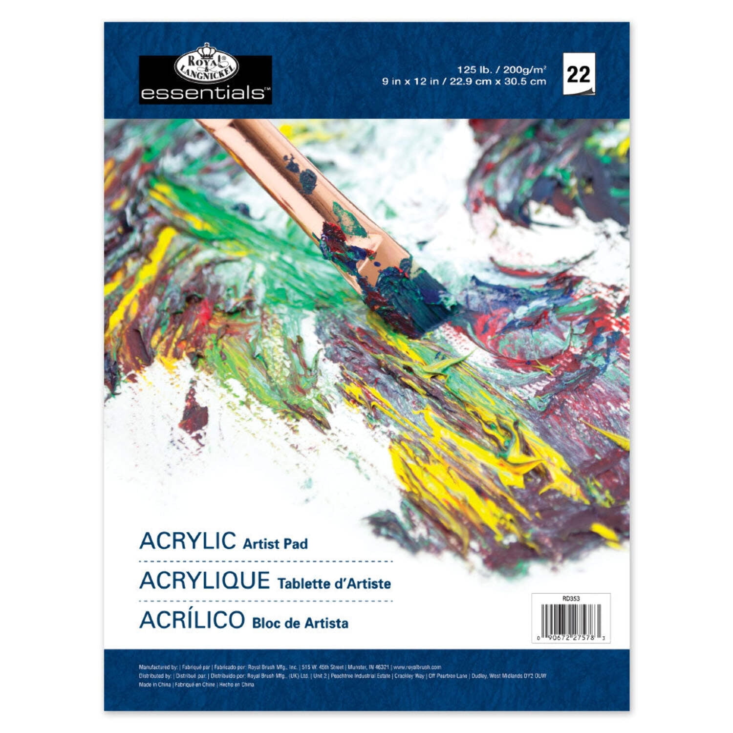Royal & Langnickel 9x12' Artist Pad - Pastels Royal & Langnickel 9x12' Artist Pad - Pastels