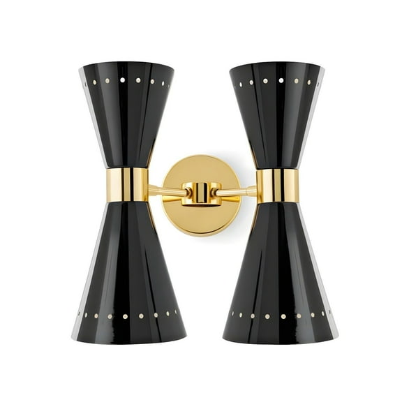 Royal Lights Mid-Century Modern Indoor Wall Sconce Stilnovo Inspired Diabolo Sconce 1950s Lamp