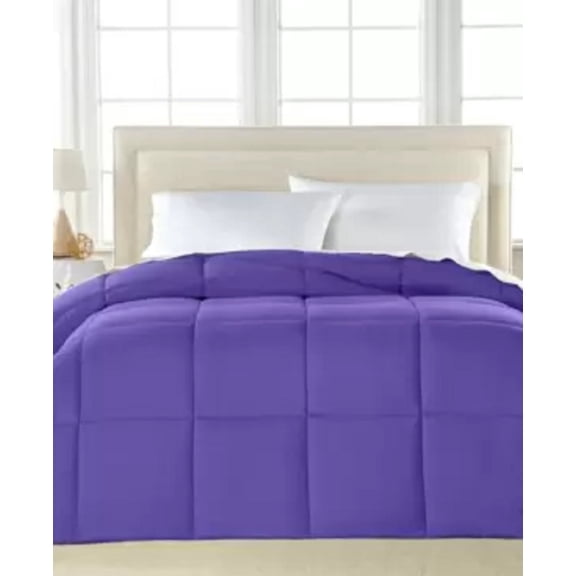 Royal Luxe Lavender Twin Microfiber Down Alternative Hypoallergenic Comforter