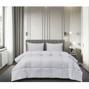 Royal Luxe / White Goose Down & Feather Comforter - F/Queen