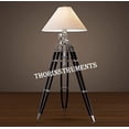 thumbnail image 1 of Royal Marine Chrome Tripod Floor Lamp, 1 of 1