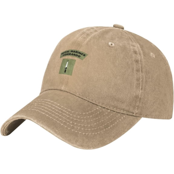 Royal Marines Commando Baseball Cap for Men Women Adjustable Vintage 100% Washed Cotton Dad Hat