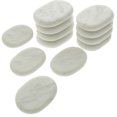 thumbnail image 1 of Royal Massage Premium White Marble Cold Massage Stones – Set of 12 Oval-Shaped Basalt Therapy Stones, 1 of 7