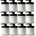 thumbnail image 1 of Royal Massage 16oz Massage Oil/Lotion/Cream Pump Jar with Locking Twist Top (White/Black, 12), 1 of 7