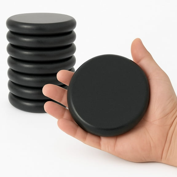 Royal Massage 8pc X-Large Basalt Hot Stone Set C - Essential Massage Stones/Hot Rocks Set for Professional or Home Spa