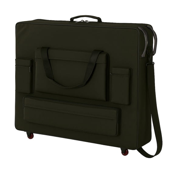 Royal Massage Deluxe Black Universal Oversized Massage Table Carry Case w/Wheels (28")