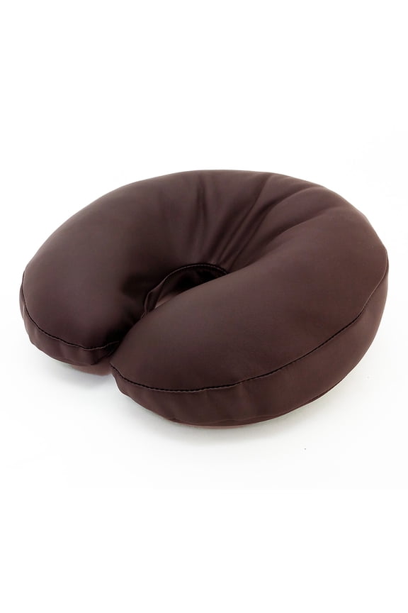Deluxe Universal Massage Face Pillow Replacement Memory Foam Cushion Headrest (Chocolate)
