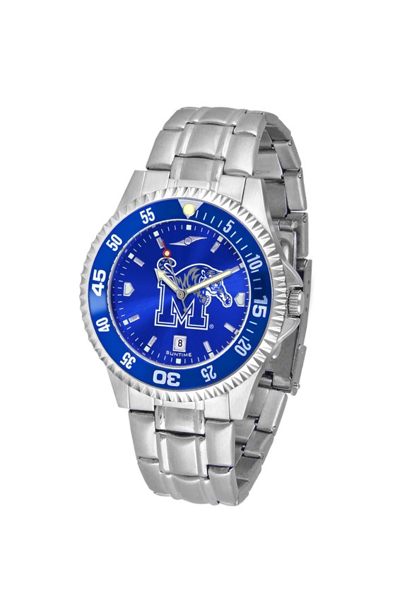 Royal Memphis Tigers Competitor Steel AnoChrome Color Bezel Watch