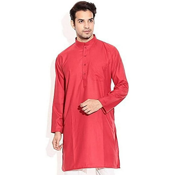 Royal Men's Cotton Blend Straigh Kurta