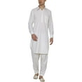 thumbnail image 1 of Royal Men's Embroidered Classic Collar Pathani Suit, 1 of 1