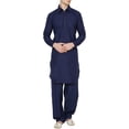 thumbnail image 1 of Royal Men's Embroidered Classic Collar Pathani Suit, 1 of 1