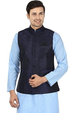 Royal Men's Silk Blend Fusion Wear Evening Jacket