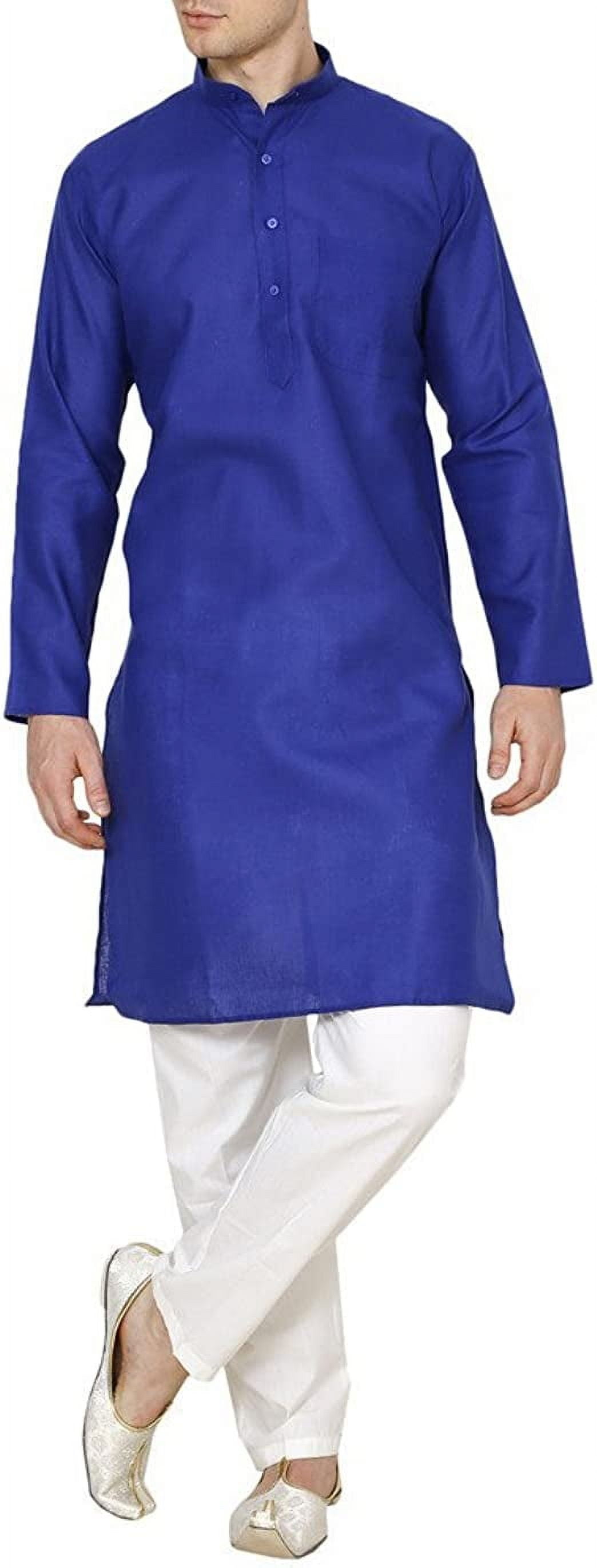 Men'S Cotton Solid Kurta Pyjama main image 0