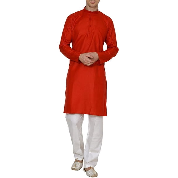Royal Kurta Mens Linen Cotton Kurta Pyjama Set