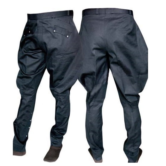 Royal Mens Pants Black Jodhpur Breeches Sports Polo Horse Riding Pants