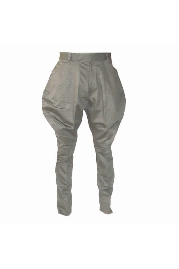 Royal Mens Pants Gray Baggy Polo Jodhpur Breeches Horse Riding Trousers