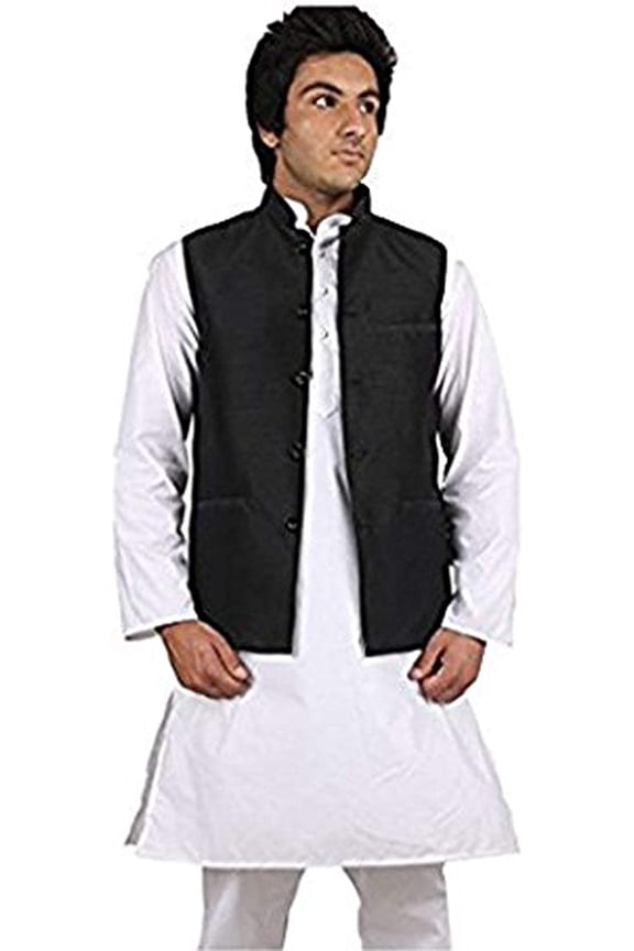 Royal Mens Silk Blend Nehru Jacket For Men