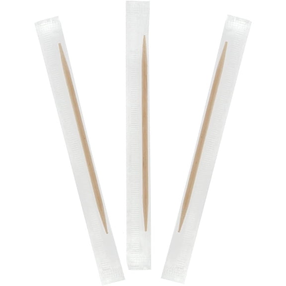 Royal Mint Individual Cello Wrapped Toothpicks, Package of 1000