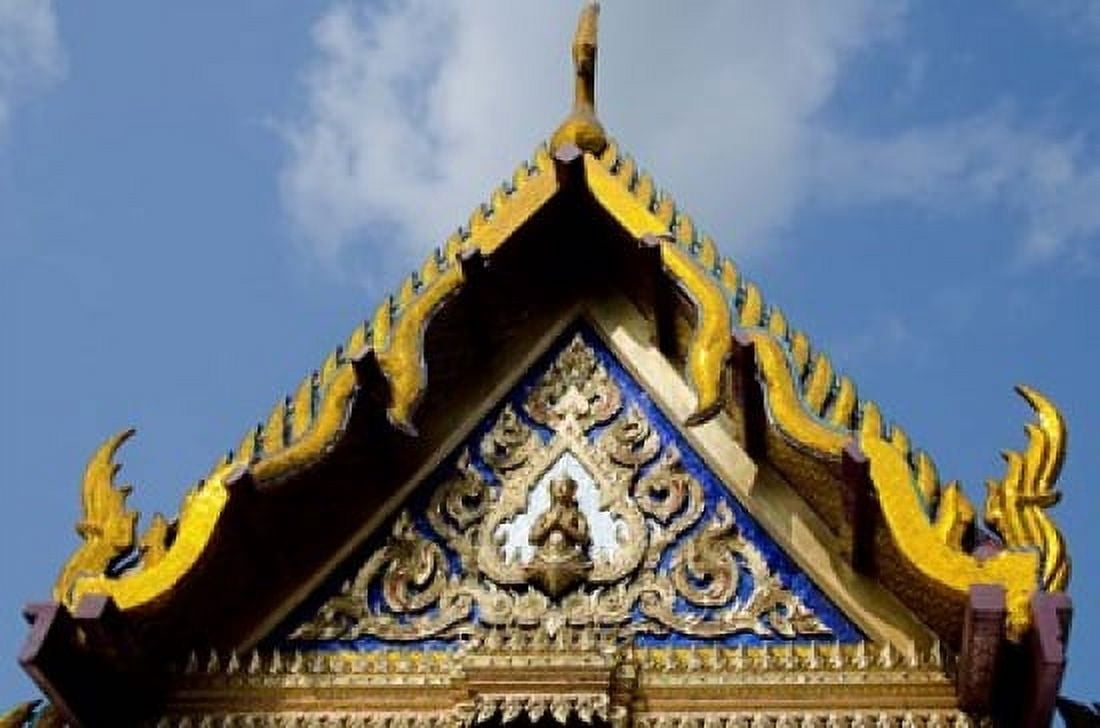 Royal Monastery of Emerald Buddha Grand Palace Wat Phra Keo Bangkok Thailand Canvas Art - Cindy Miller Hopkins DanitaDelimont (25 x 17)