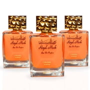 Royal Musk Caramel Toffee EDP Spray 100ML 3.4 OZ By SURRATI | Exotic Fragrances for Men & Women. Pack of 3