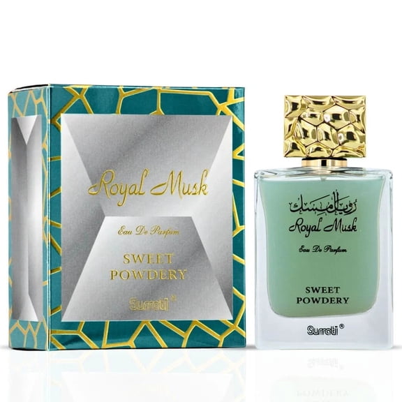 Royal Musk Sweet Powdery EDP 100ML (3.4 OZ) by SURRATI, Exotic Fragrances for Men  Women.