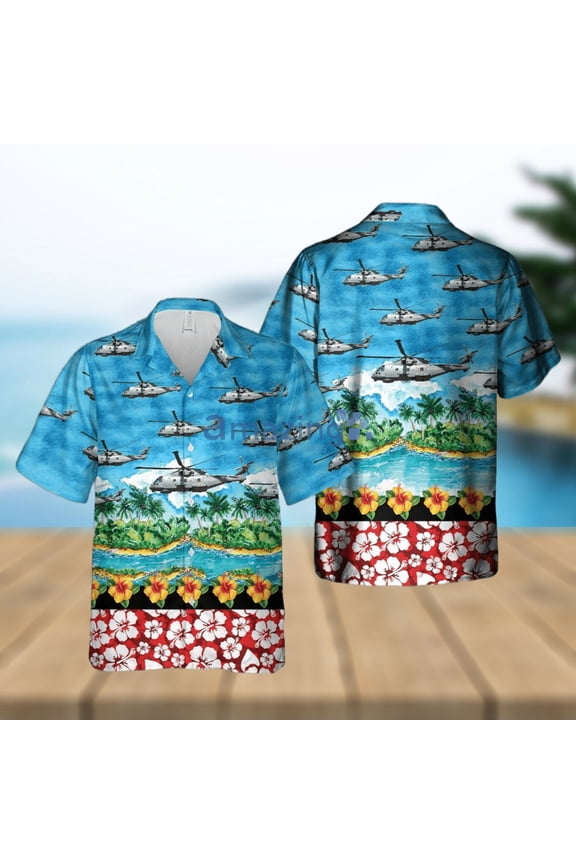 Royal Navy MERLIN HM MK2 Hawaiian Shirt Hawaiian Shirt