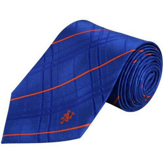 Royal New York Mets Oxford Woven Tie