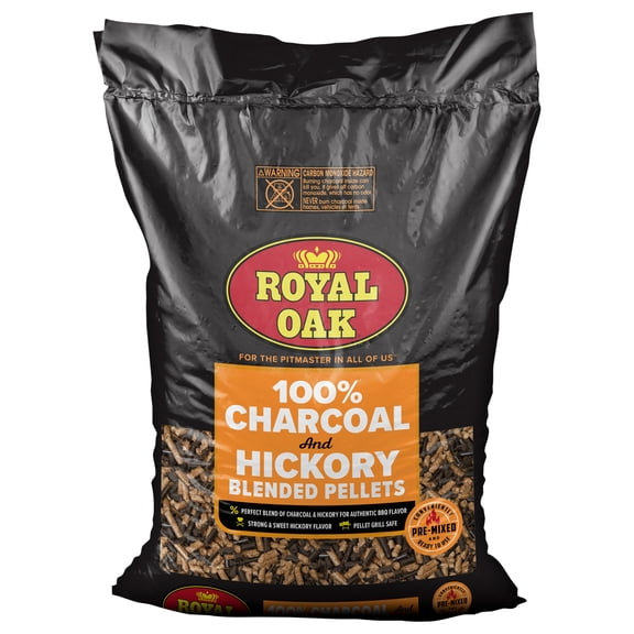 Royal Oak 100% Charcoal and Hickory Blended Pellets