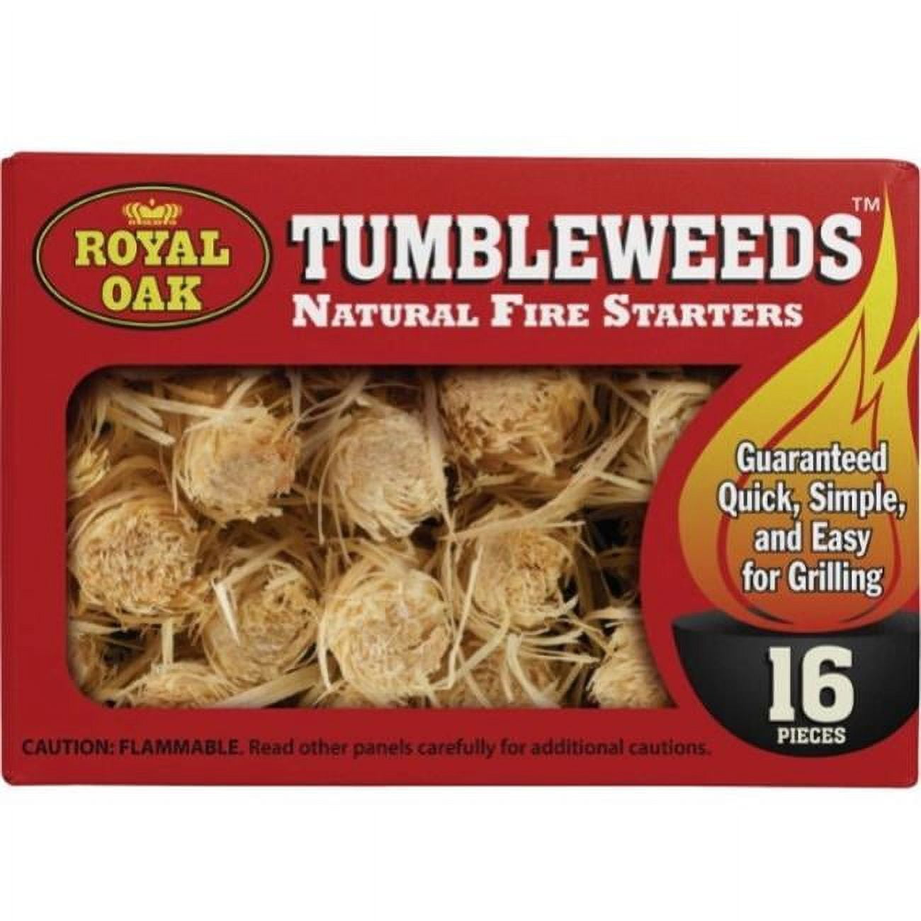 Royal Oak 103055 Tumbleweeds Fire Starter, 16 Count Pack of 12