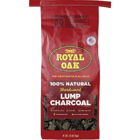 Royal Oak All Natural Hardwood Lump Charcoals, 15.4 lbs (2 Pack)