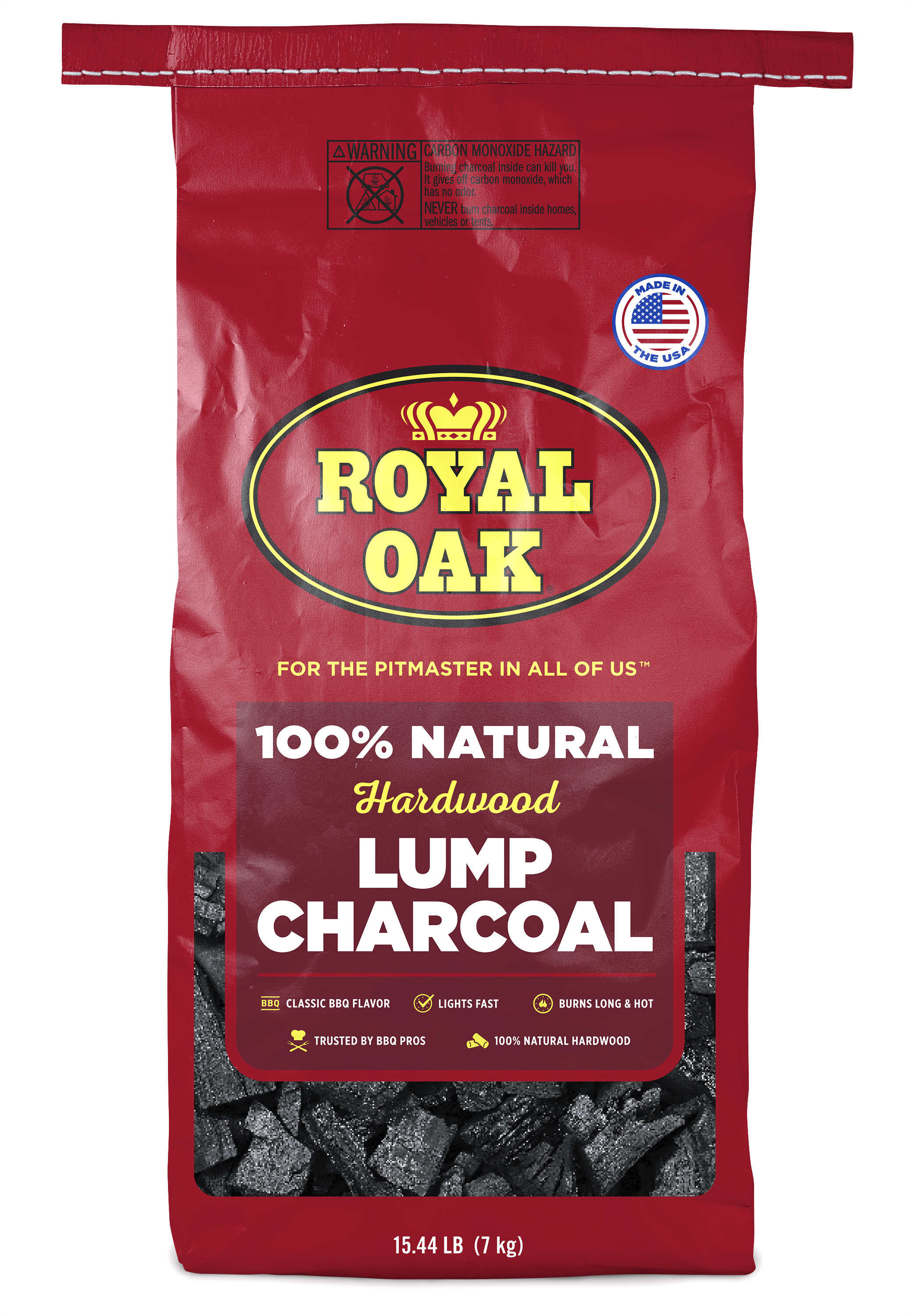 Royal Oak Lump Charcoal, All Natural Hardwood Charcoal, 15.4 lbs - image 1 of 7