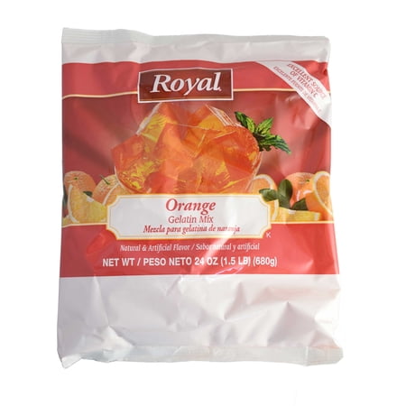 Royal Orange Gelatin, 24 Ounce -- 6 per case.