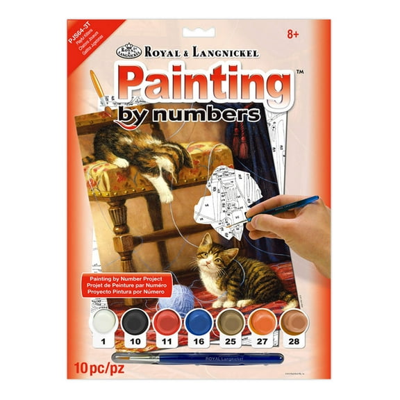 Royal Paint By Number Junior Sm Playful Kittens