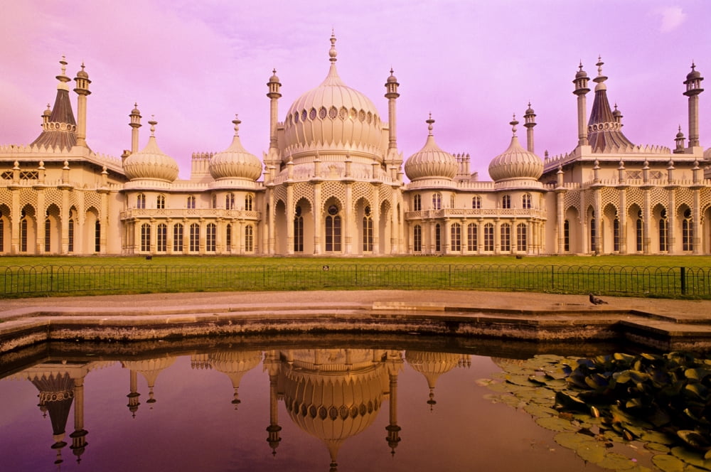 Royal Pavilion Brighton England Canvas Art - Bilderbuch Design Pics (17 x 11)
