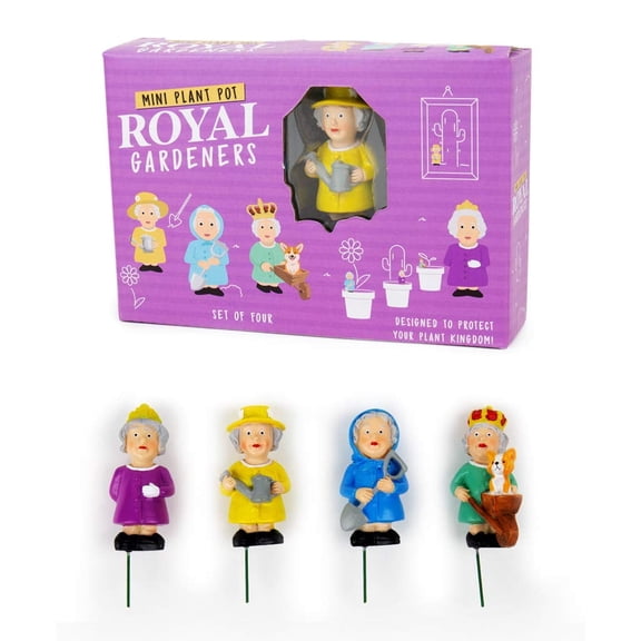 Royal 4-Pack Plant Pot Markers  Durable Garden Labels for Herbs, Vegetables, and Flowers