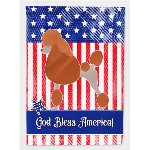 Royal Poodle American Garden Flag
