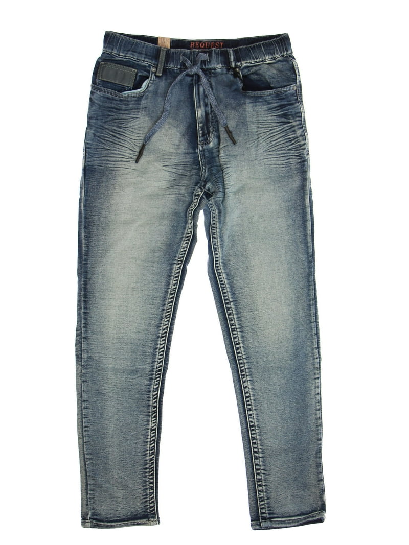 Royal Premium Heather Straight Leg Cotton Blend Jeans in Light