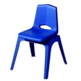 thumbnail image 1 of Royal Prima Stack 12 in. Stock Royal Blue Seat & Plastic Leg Color Chair, 1 of 1
