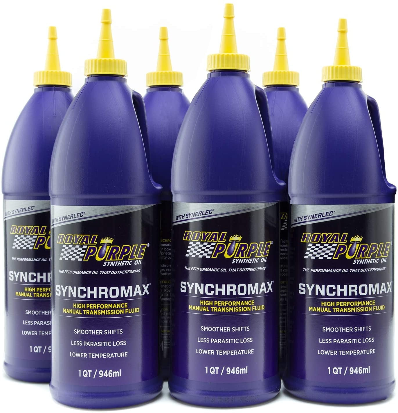 Royal Purple 01512 Synchromax Manual Transmission Fluid Pack of 6 Quarts